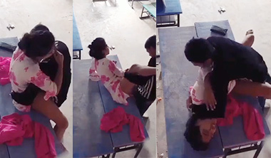 Desi Hot College Girl Hard Pussy Fucking Her BF On Bench HD