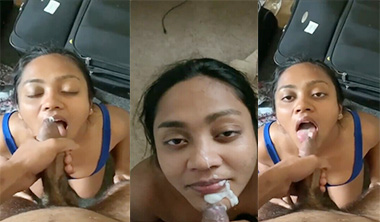 Hot Desi Tamil Wife Giving Blowjob Fucking By BF New