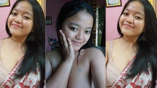 Horny Northeast Busty Girl Nipples & Pussy Show BF