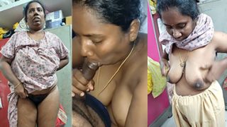 Telugu Dusky Aunty Sloppy Blowjob – Dick Riding Sex Porn