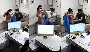 Telugu Wife Clinic Naked – Front of Doctor IPCam Porn