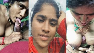 Telugu Mallu Wife Blowjob – to Husband Big Dick