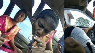 Desi Telugu Married Wife Affair – Painful Inside Car Fucking
