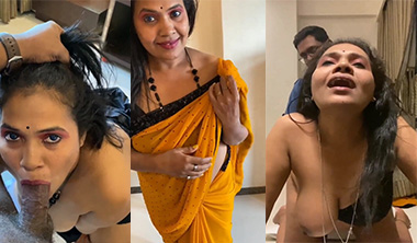 Desi Telugu Milf Aunty Blowjob – Standing Fuck With BF