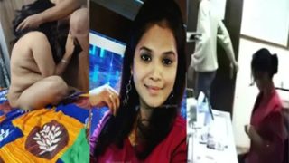 Desi Telugu Office GF Blowjob – Threesome in Hotel Sex